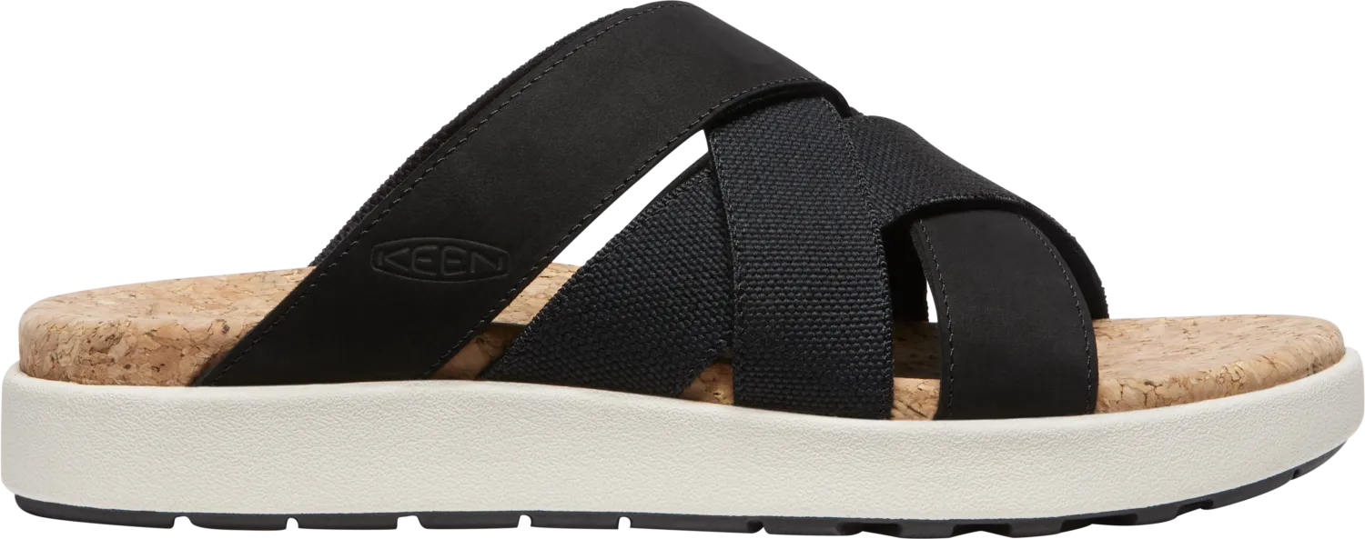 Women's Elle Mixed Slide - Black/ Birch