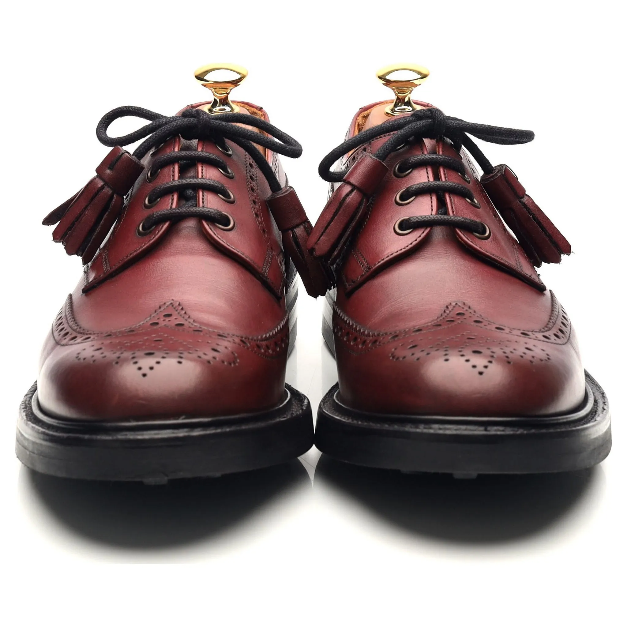 Women's 'Esme' Burgundy Leather Brogues UK 6.5 D