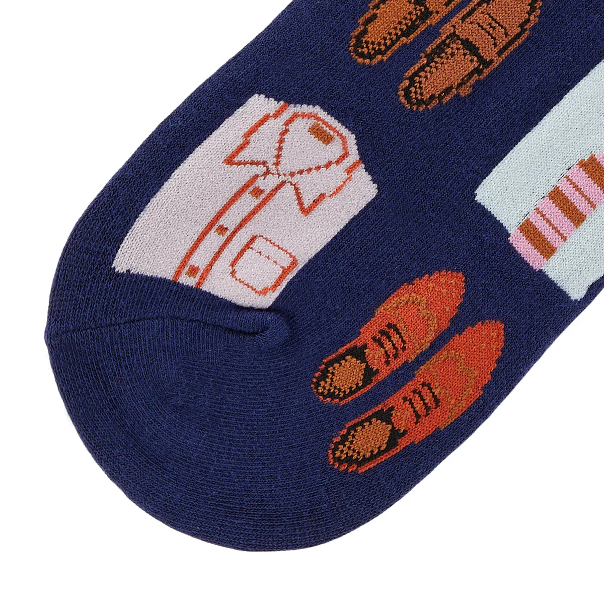 Work Day Printed Crew Length Socks